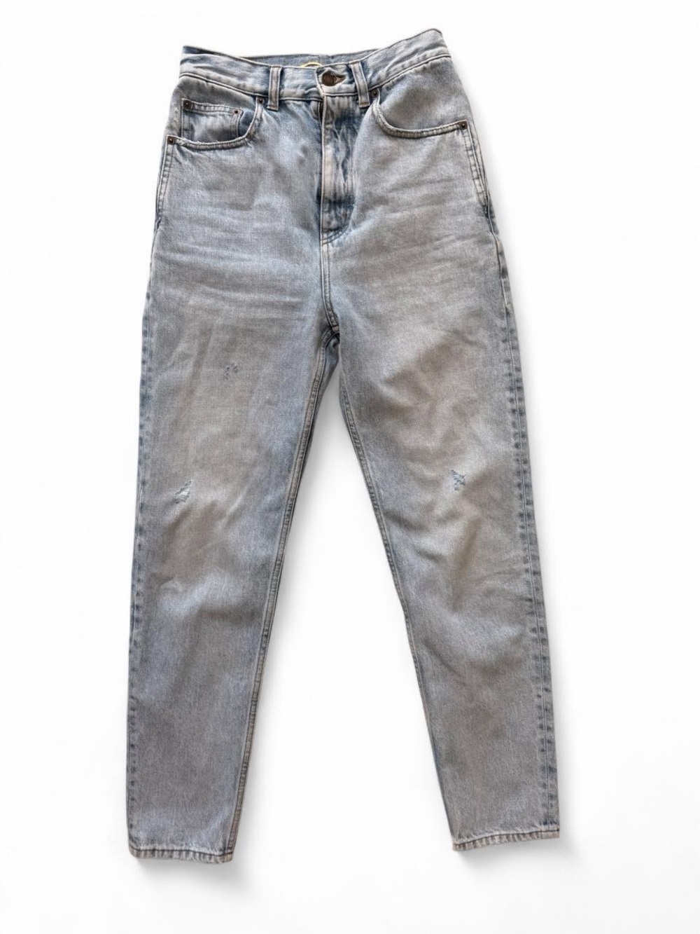Saint Laurent Light Blue High-Rise Jeans